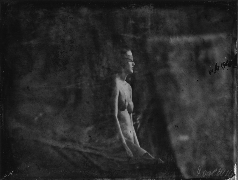 Renata Vogl scanned original ferrotype, waiting No2, original size 13x10 cm